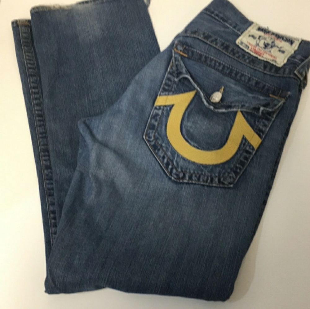 True Religion 33 Waist Straight Jeans